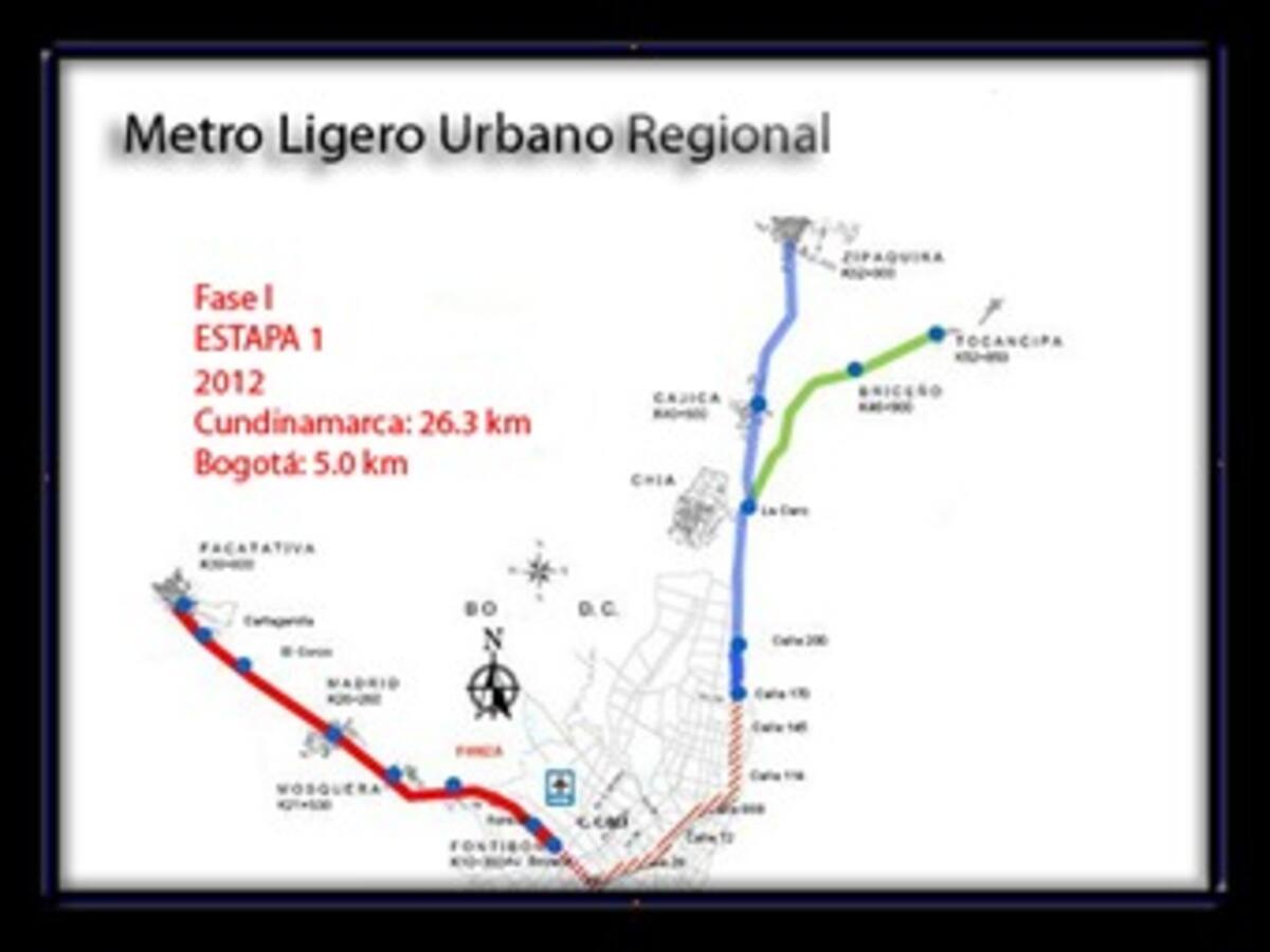Bogotá y Cundinamarca tendrán Metro Ligero Urbano Regional