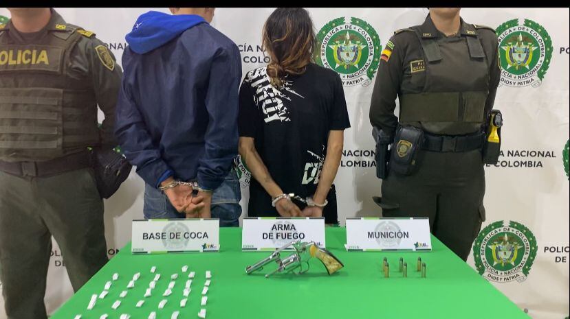 Policía capturó por décima vez a una mujer por tráfico de estupefacientes. Foto: Policía MEBUC