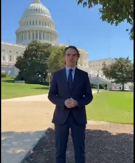 Federico Gutiérrez en Estados Unidos- foto video alcaldía de Medellín