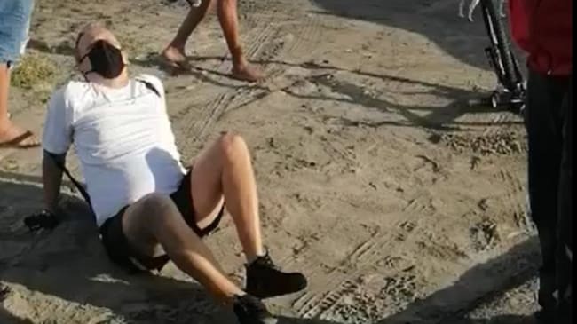 El accidente se presentó a pocos metros de las letras de Cartagena