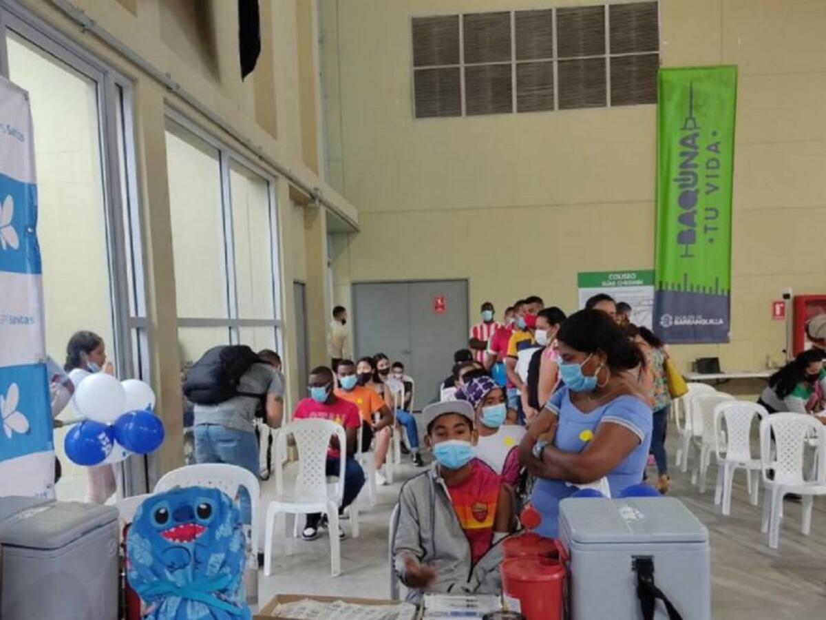 Más de 100.000 niños han recibido vacuna contra el COVID-19 en Barranquilla