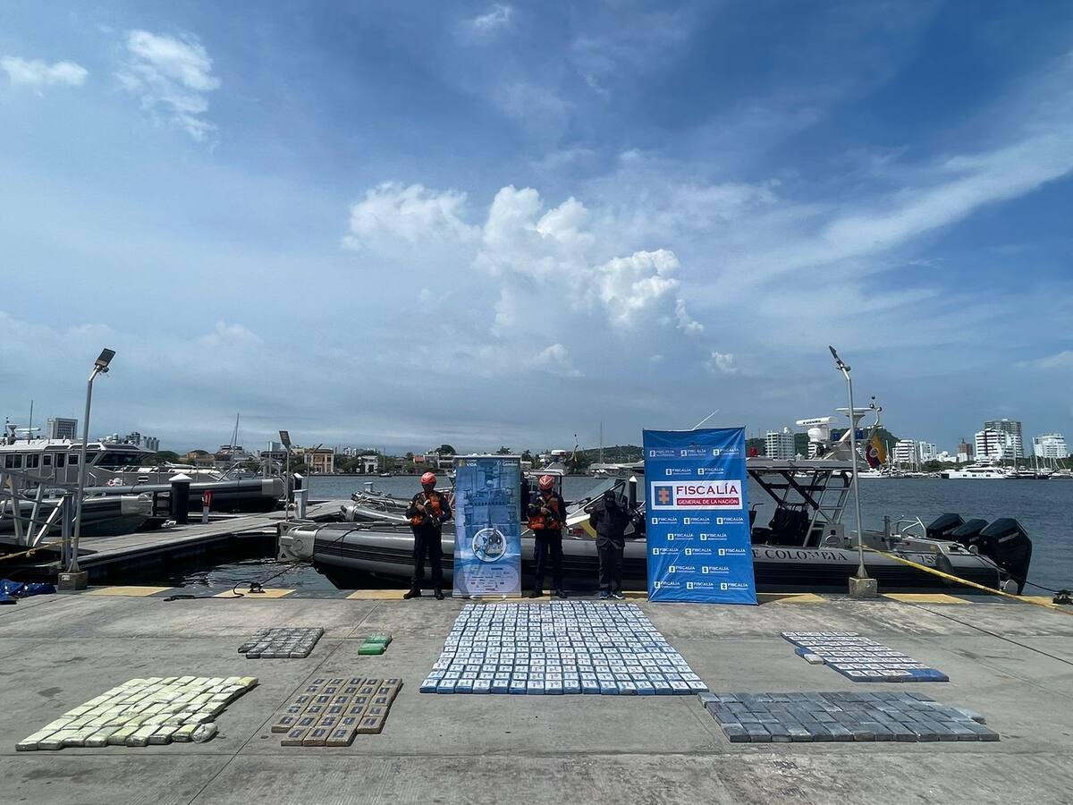 Cayó cargamento con 460 kilos de coca en un puerto de Cartagena