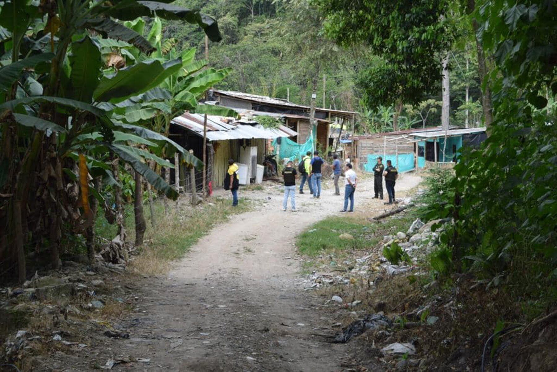 Operativo en el sector del Totumo