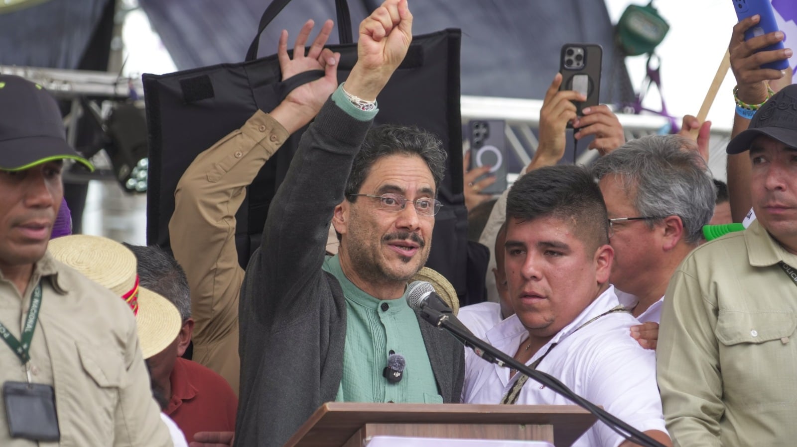 Iván Cepeda en cierre en Popayán. Crédito: Suministrada.