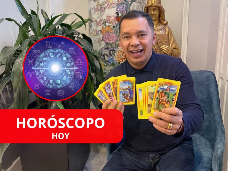 Horóscopo del Profesor Salomón, imagen de referencia de GettyImages y foto del tarotista tomada de su página de Facebook.