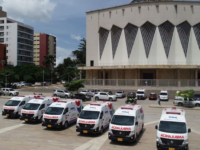 Minsalud dotó a Barranquilla con seis nuevas ambulancias para red pública
