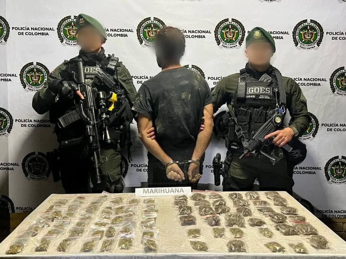 En Villanueva- Bolívar, detenido alias ‘Ron Compuesto’ con abundante marihuana