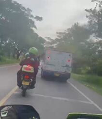 Persecución por hurto a carro de valores en Valledupar./ Foto: Tomada de video