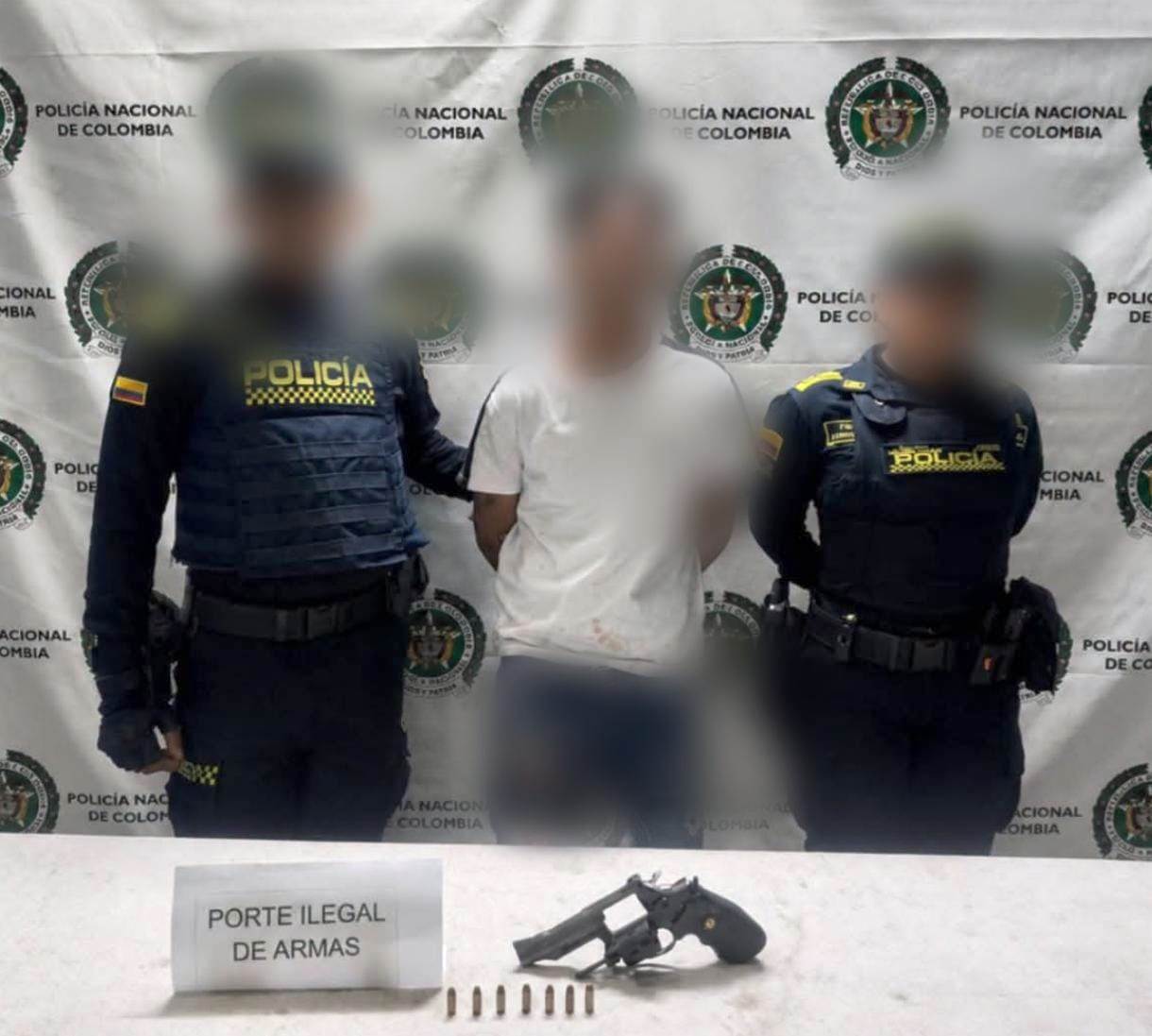 Alias ‘Poché’ cayó armado en San Martín de Loba