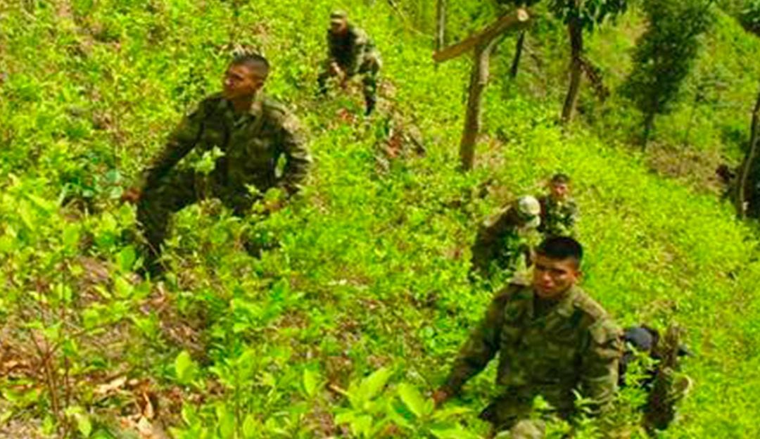 Soldados echados por campesinos cocaleros
