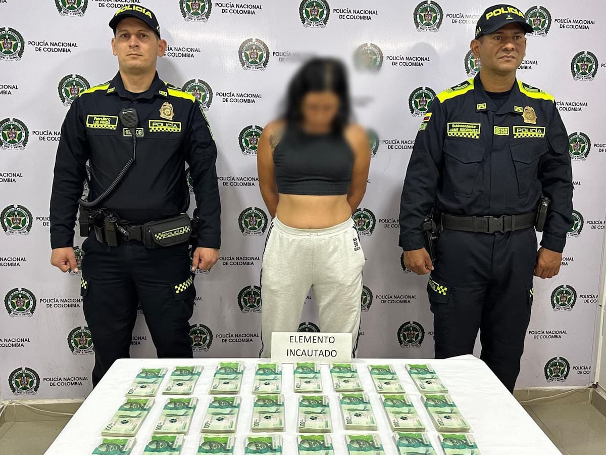 Mujer andaba con 100 millones en billetes falsos en Ibagué