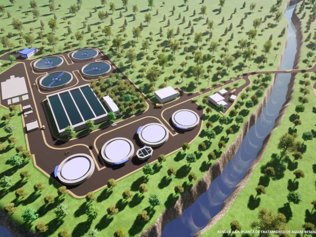 Planta de Tratamiento de Aguas Residuales / Alcaldía de Pereira