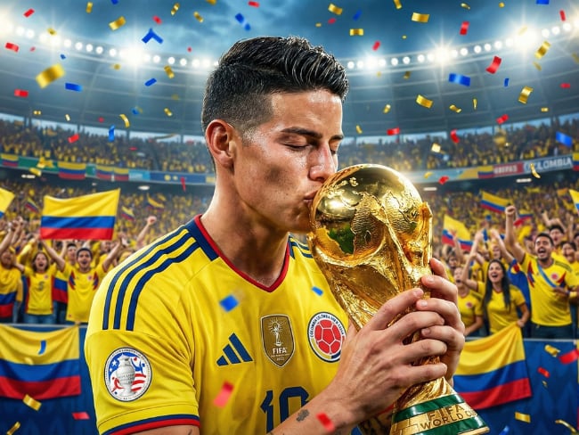 ¿Quién ganará el Mundial 2026? La IA revela sus favoritos con algunas sorpresas  // Caracol Radio // Imagen creada con Gemini IA de Google