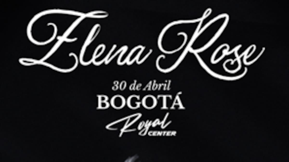 Elena Rose anuncia concierto en Bogotá: fecha, lugar y detalles de su “Alma Tour 2026”