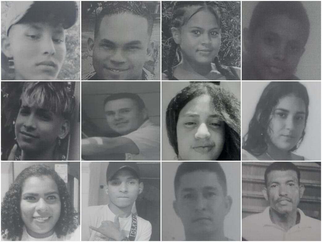 Fotos de las circulares de búsqueda de la Fiscalía