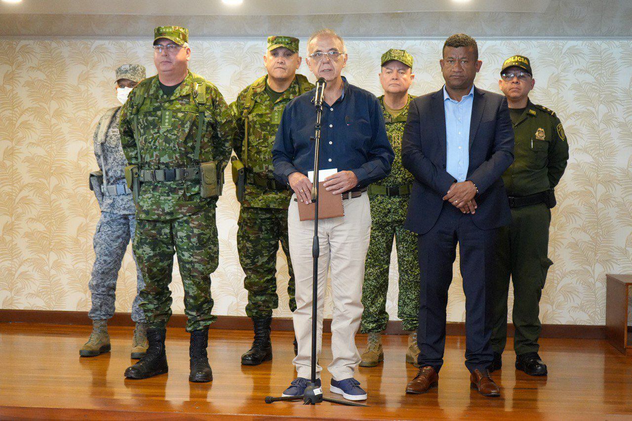 Consejo de seguridad en Pasto.  Foto: Gobernación de Nariño
