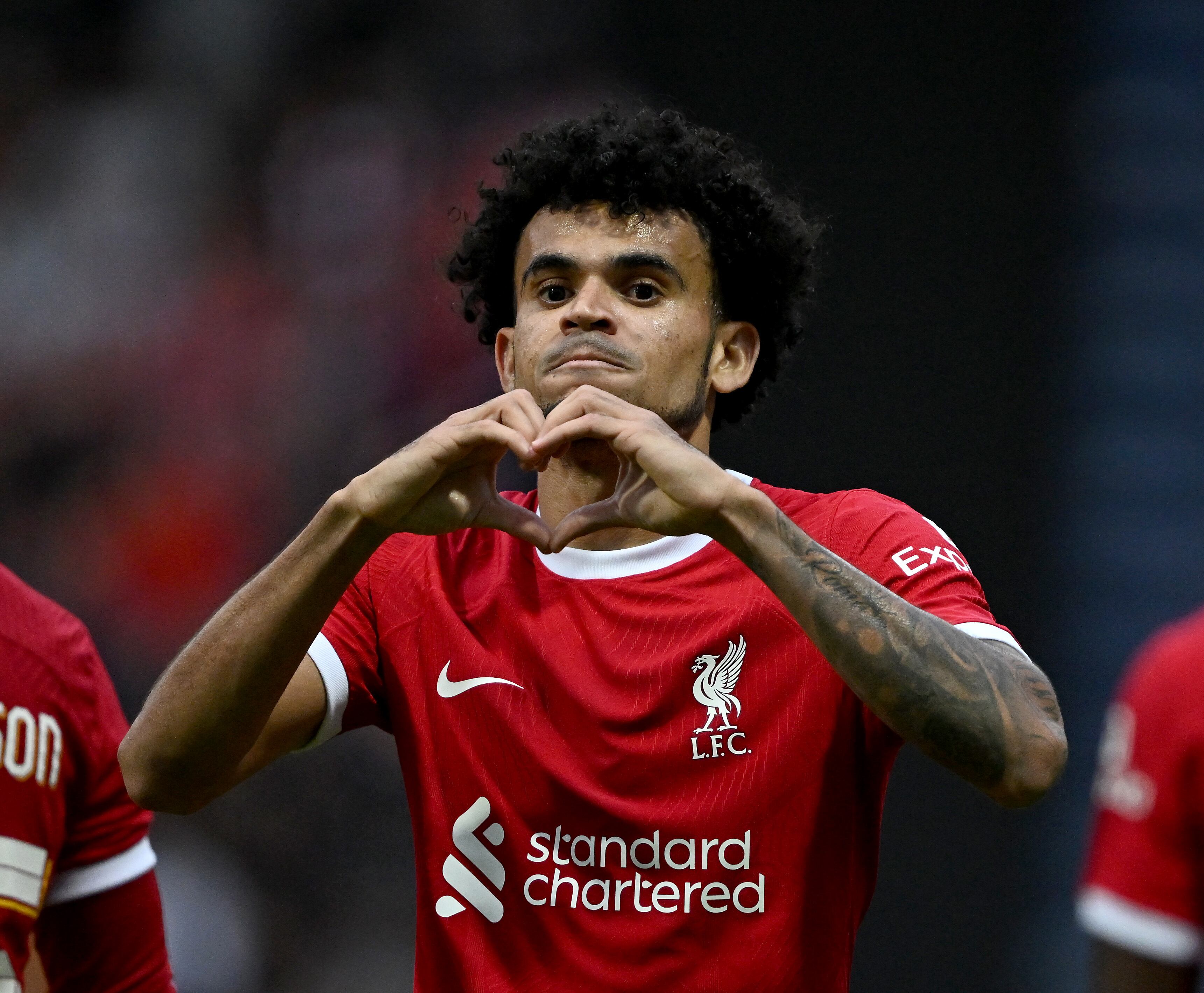 Luis Díaz marcó un golazo con el Liverpool. (Photo by Andrew Powell/Liverpool FC via Getty Images)