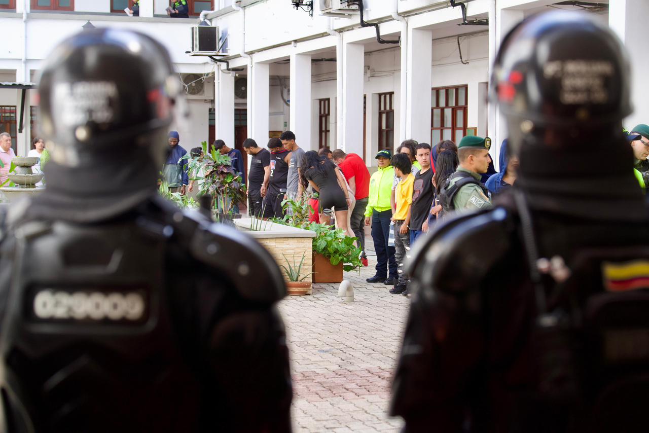 Capturan a "Los Conejos", por venta de drogas en Medellín. Foto: Alcaldía.