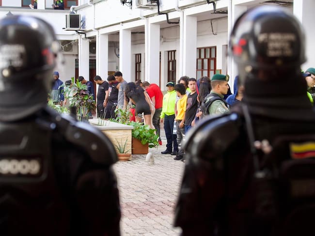 Capturan a "Los Conejos", por venta de drogas en Medellín. Foto: Alcaldía.