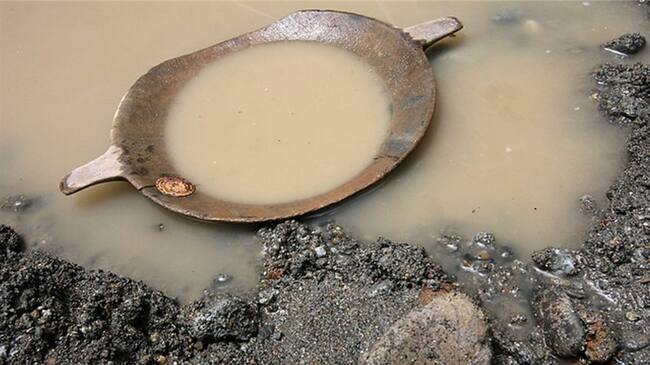 Minería artesanal. Foto: Colprensa