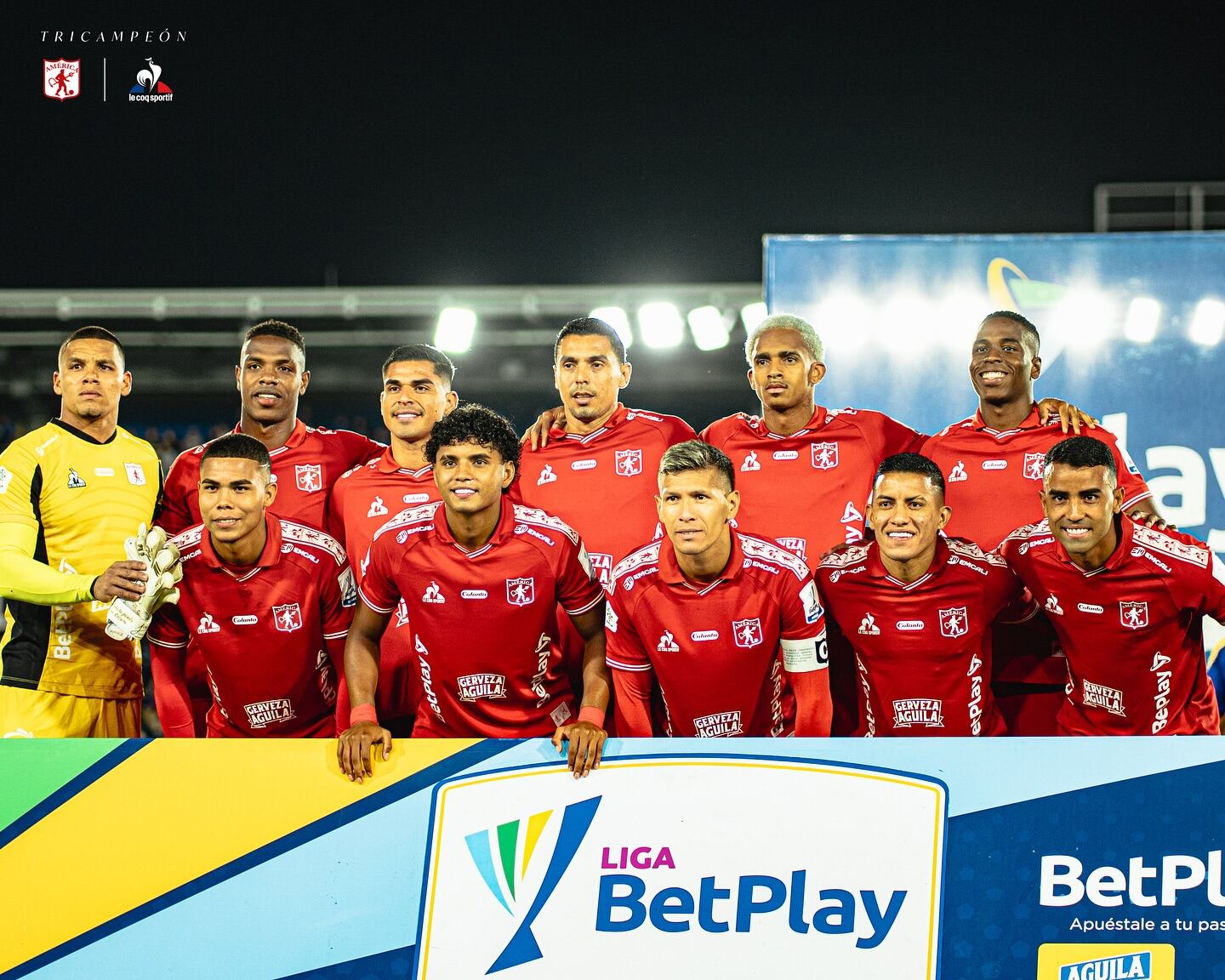 Jugadores de América de Cali / Oficial de América de Cali, en Facebook.