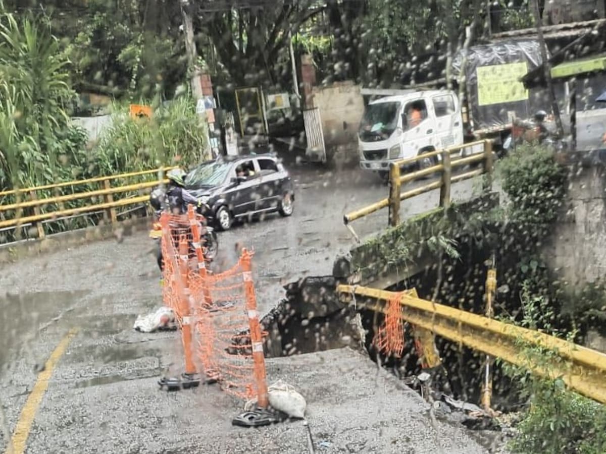 Por precaución, en Itagüí cierran el puente La Limona que conecta con San Antonio de Prado