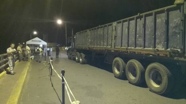 Transporte de carga en frontera