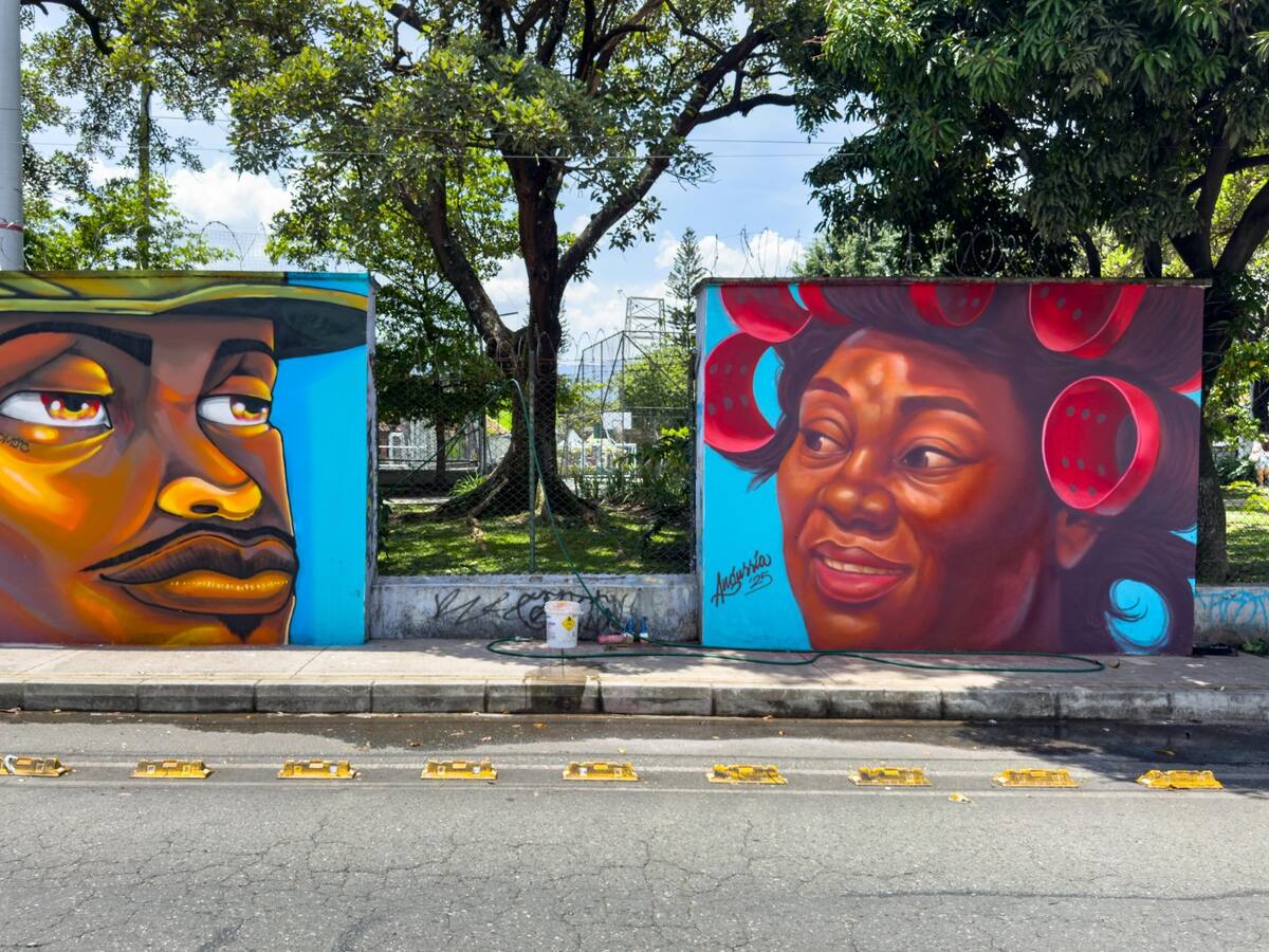 El arte urbano se toma los muros del Parque La Conservación, antes Zoológico Santa Fe de Medellín