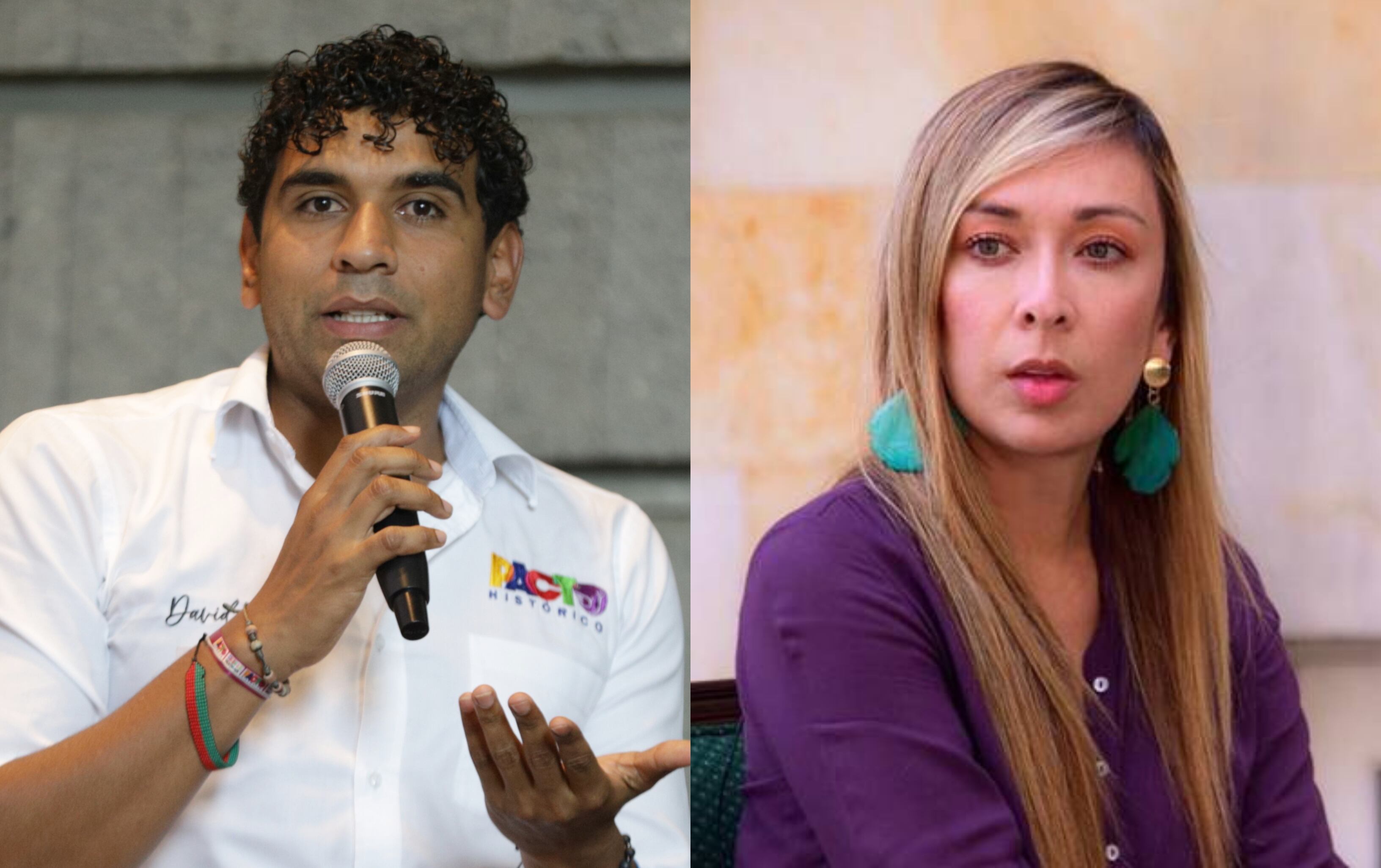 David Racero  y Katherine Miranda.