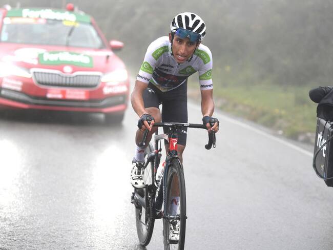 Egan Bernal lideró la clasificación de los jóvenes de La Vuelta a España durante varios días.