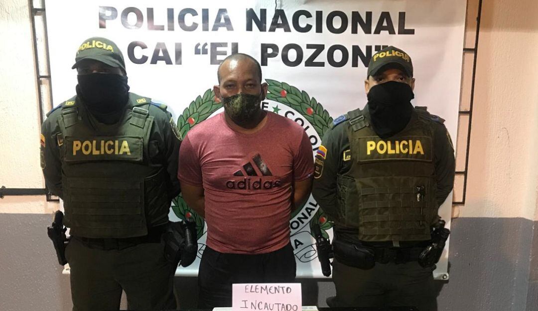 La detención se llevó a cabo en el sector Los Lagos del barrio El Pozón