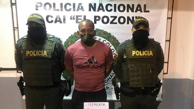 La detención se llevó a cabo en el sector Los Lagos del barrio El Pozón