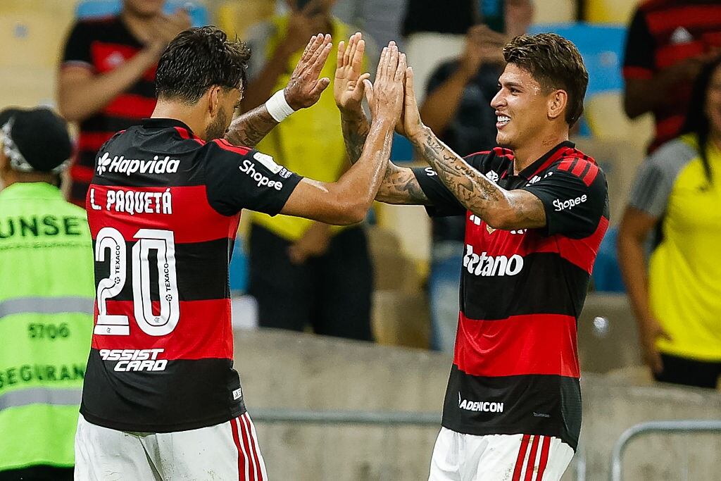 Lucas Paquetá y Jorge Carrascal / Getty Images