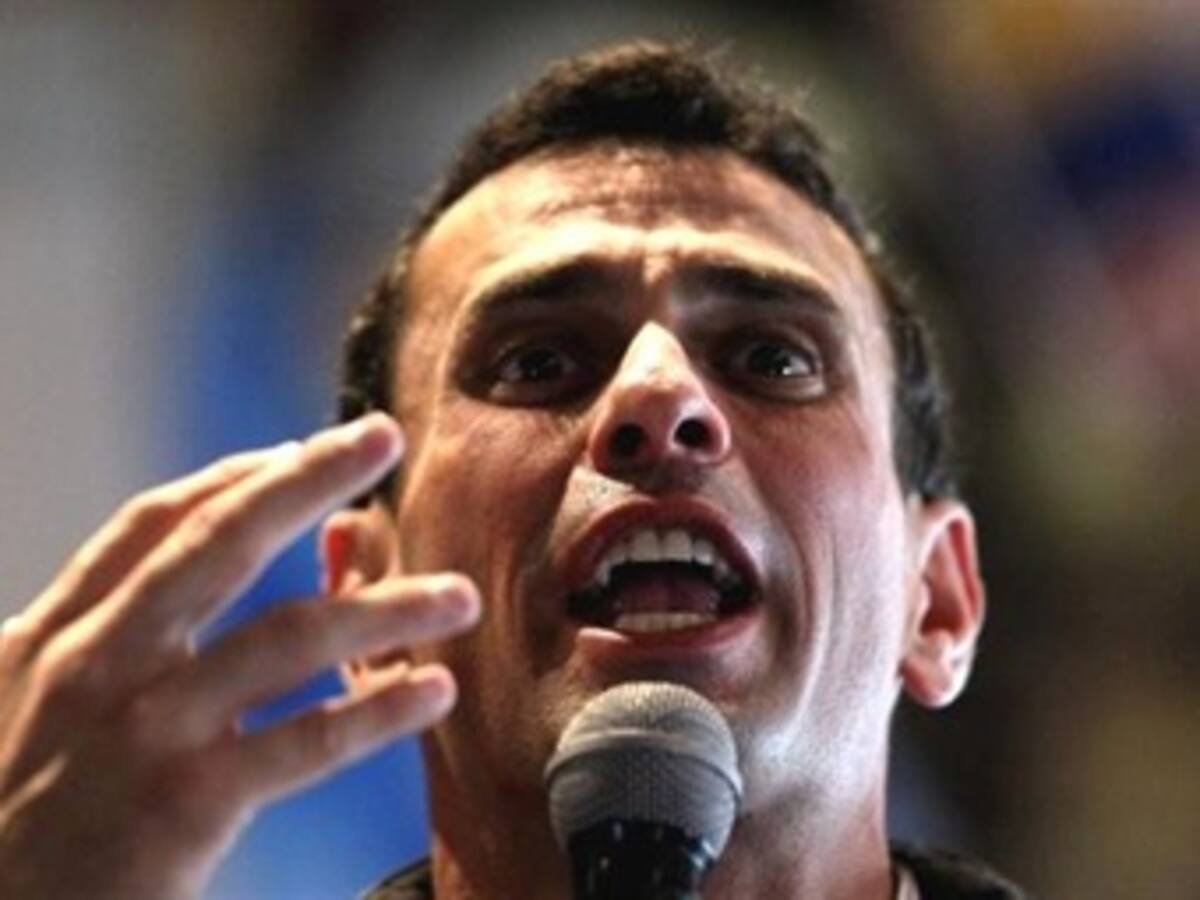 Capriles cuestión cooperación de Chávez en la lucha contra guerrilla en la frontera colombiana
