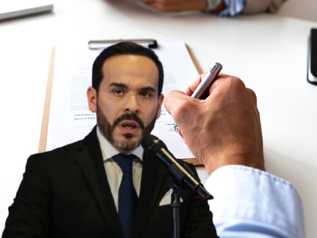Imagen de referencia | Carta firmada: Getty Images / Abelardo de la Espriella en conferencia de prensa: Colprensa
