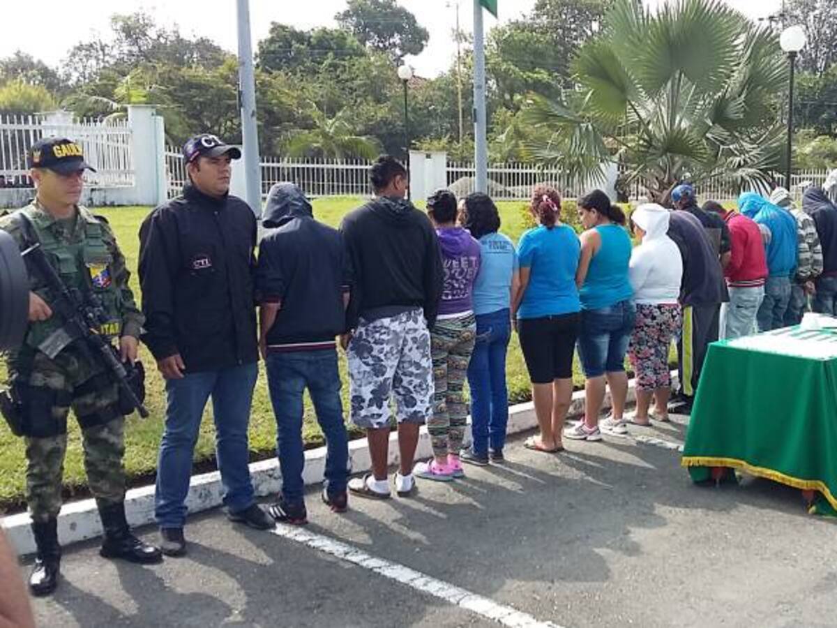 30 personas capturadas en Quindío dejan operativos contra el tráfico de estupefacientes