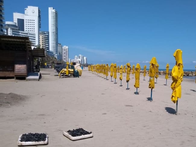 Gremio del turismo en Cartagena espera de reapertura de playas