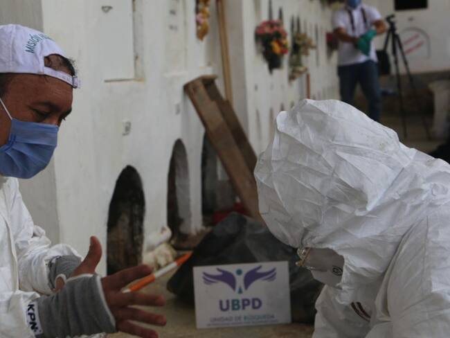 Cuerpos recuperados en Santodomingo, Antioquia.