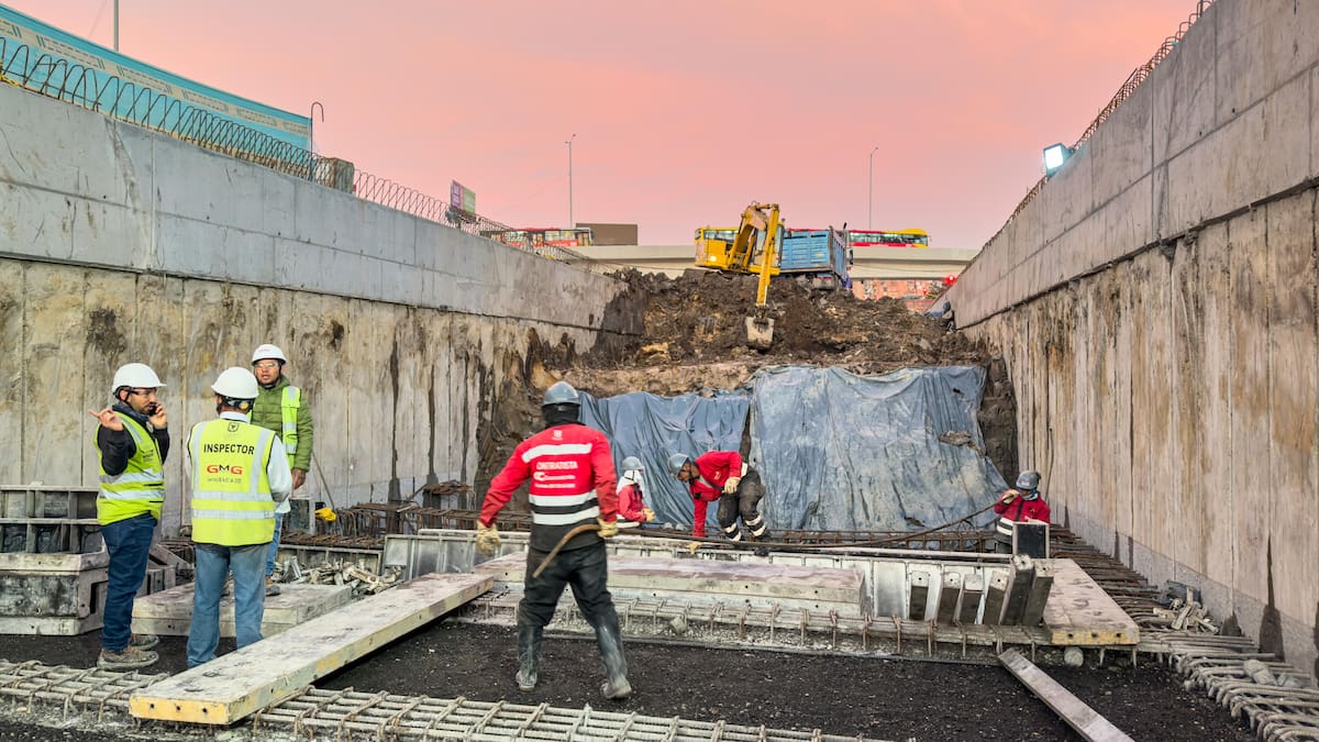 ¿En qué va el deprimido de la calle 100 con Avenida Suba en Bogotá?: Distrito inspeccionó la obra