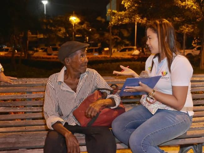 Inicia operativo para identificar habitantes de calle en Cartagena