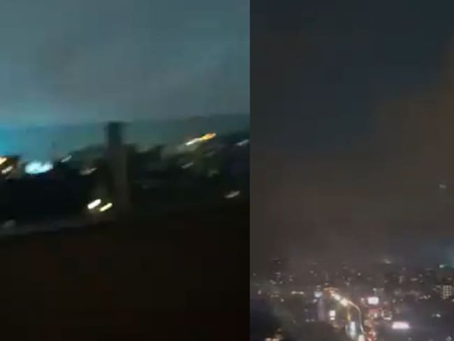 Las luces que se avistaron en el cielo de México tras el terremoto