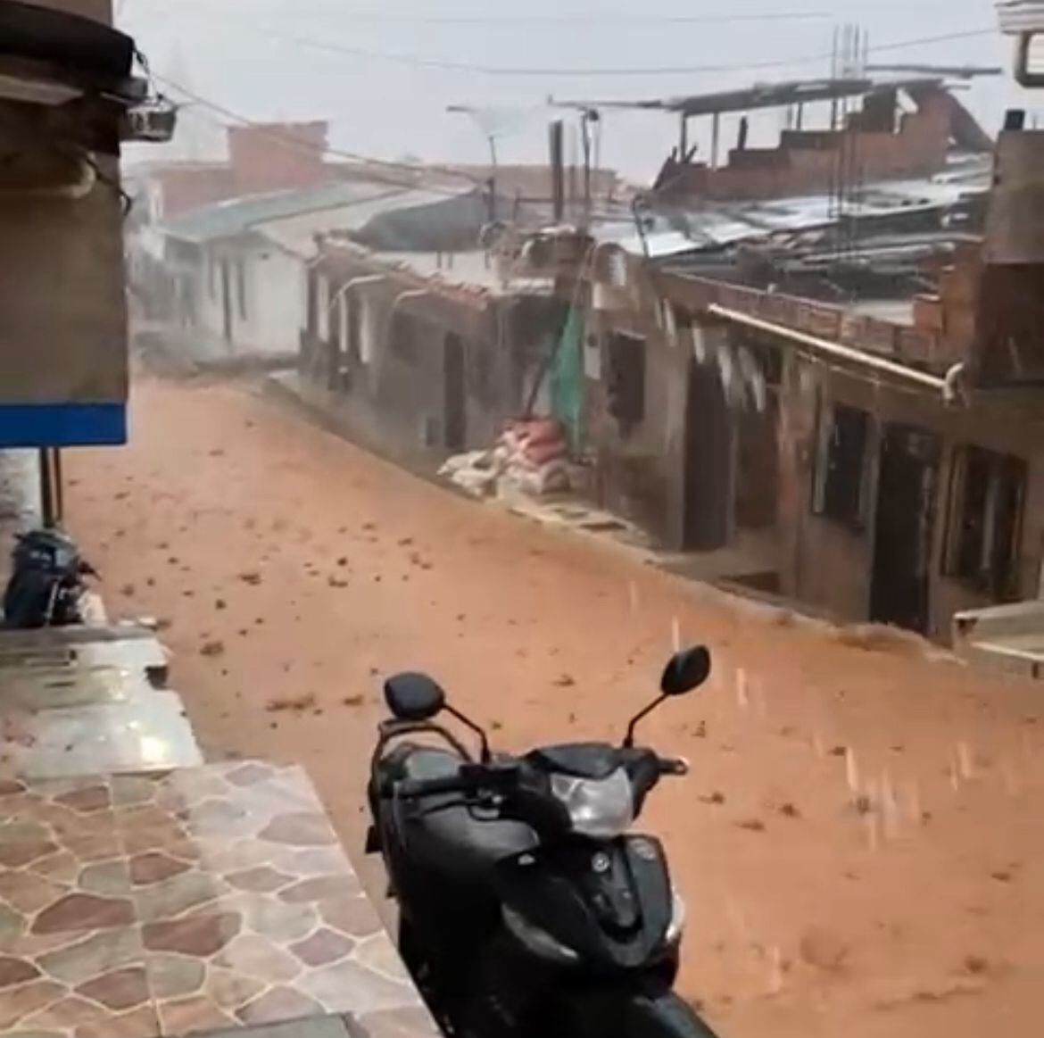 Emergencias por las lluvias en San Roque, Antioquia. Foto: Cortesía.