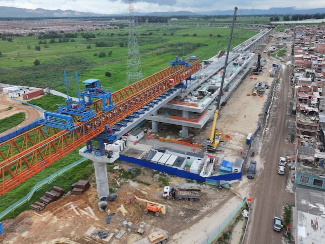 Estaciones en construcción de la primera línea del metro de Bogotá. Foto: Alcaldía de Bogotá.