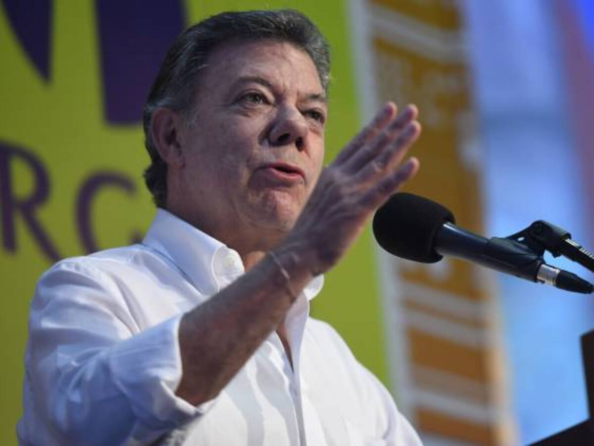 "La paz tiene precio": presidente Santos