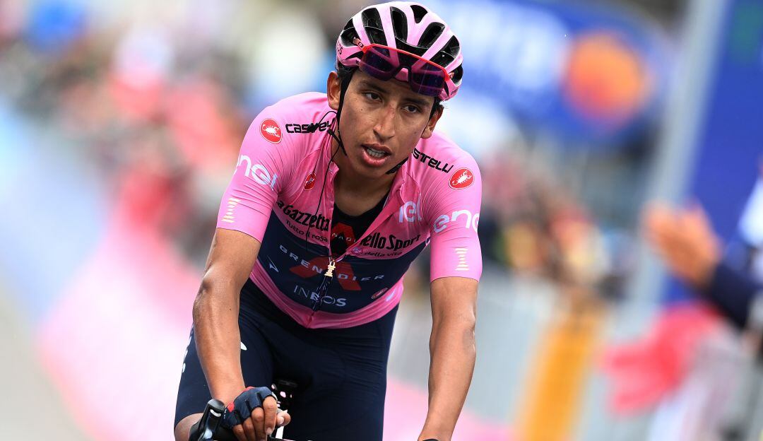 Egan Bernal cruzó la meta de la etapa en el segundo puesto.
