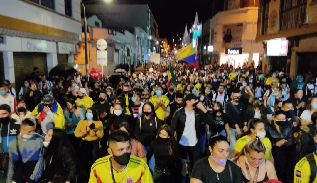 Movilización en Manizales