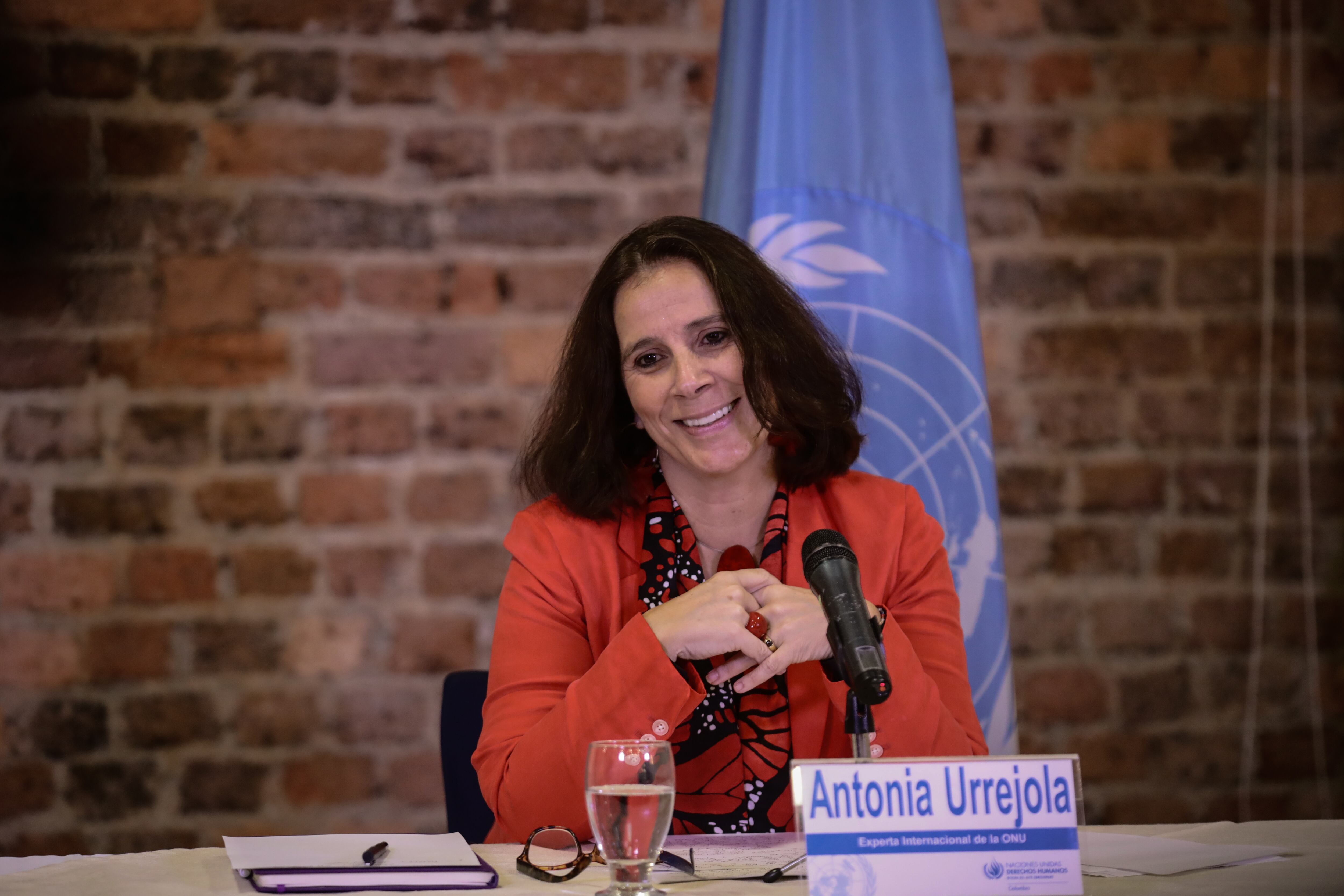 BOGOTA, COLOMBIA - Antonia Urrejola -  (Photo by Juancho Torres/Anadolu Agency via Getty Images)