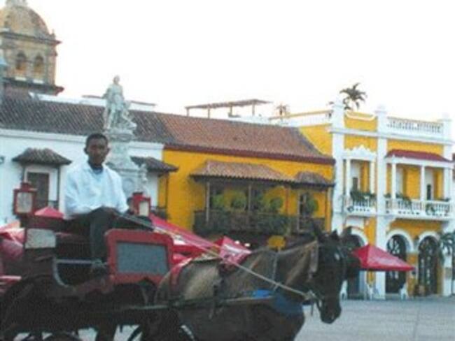 Sin 'parqueadero' los cocheros de Cartagena
