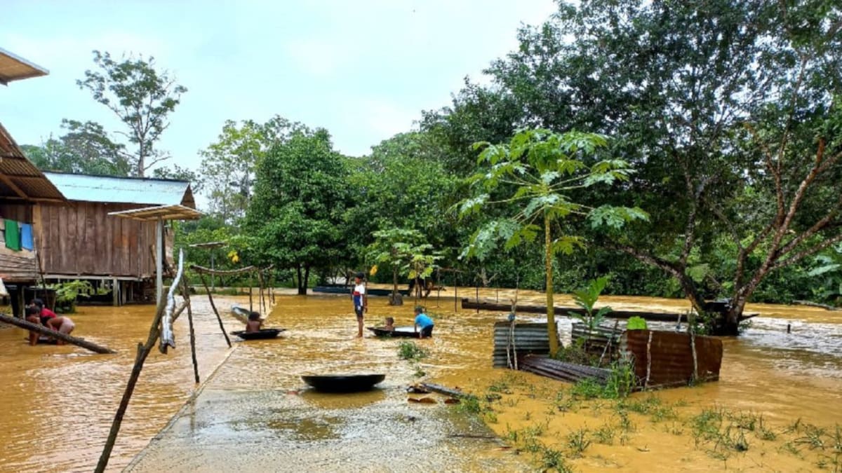 260 indígenas de Vigía del Fuerte están unundados por las lluvias