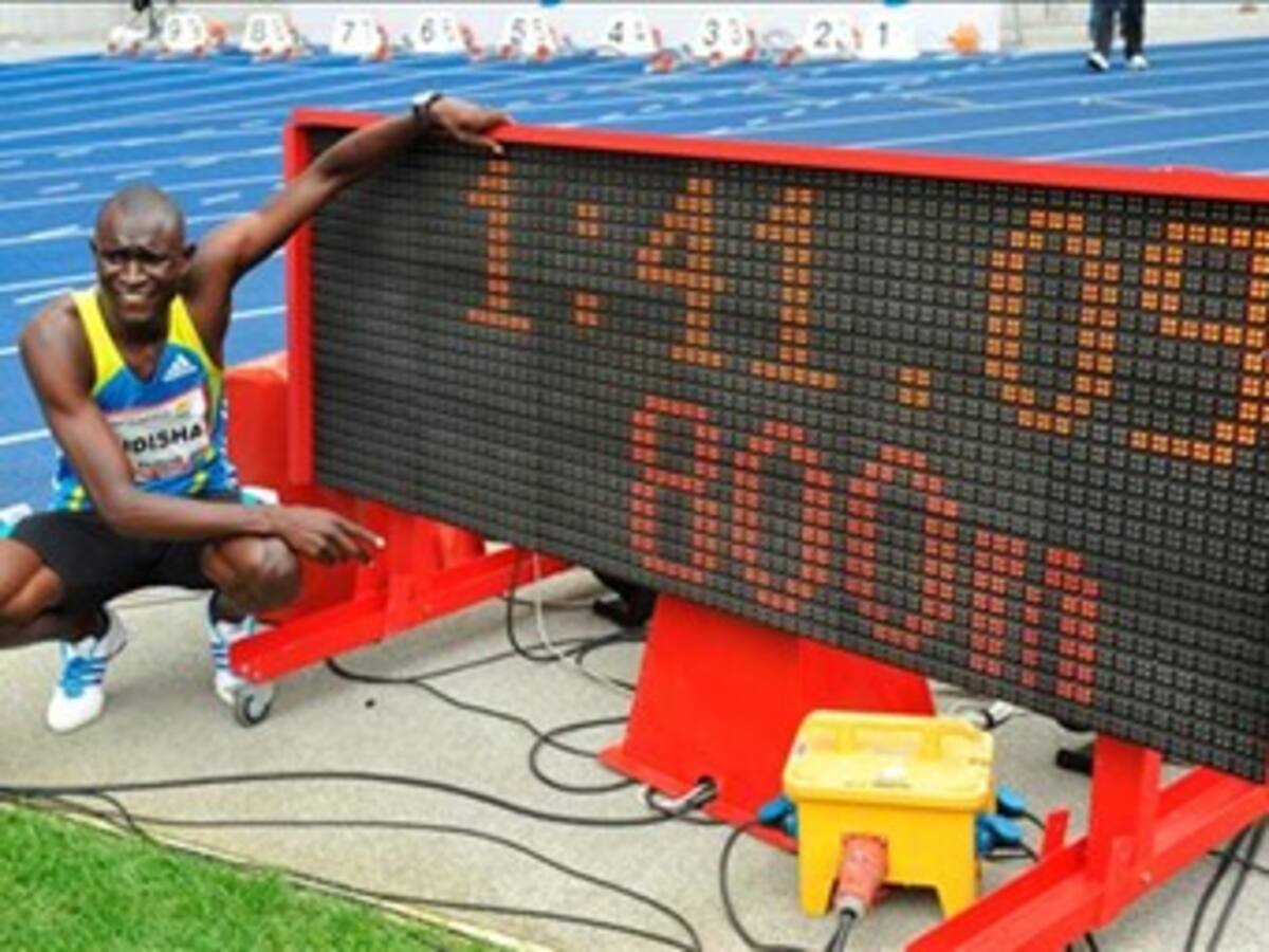 David Rudisha rompe el récord mundial de los 800 metros
